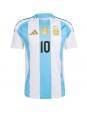 Billige Argentina Lionel Messi #10 Hjemmedrakt Copa America 2024 Kortermet